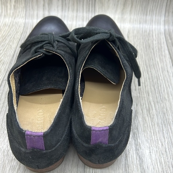 🍁2/$25 🍁Sebago Shoes Hutton Oxford Black Suede Cap Toe Casual Low - Picture 7 of 10